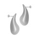 Boucle D'Oreille en Acier Inoxydable 304 en Forme de Goutte 17 x 32 mm