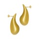 Boucle D'Oreille en Acier Inoxydable 304 en Forme de Goutte 17 x 32 mm