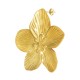 Stainless Steel 304 Earring Flower 50x51.3mm