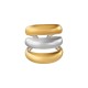 Stainless Steel 304 Ring with Lines 21mm Ø18mm