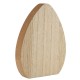 Wooden Decorative Egg Teardrop 160x134mm