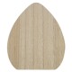 Wooden Decorative Egg Teardrop 160x134mm