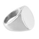 Anello Ovale in Acciaio Inossidabile 304 23X20 mm Ø18 mm Taglia 8)