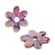 Colgante de Cerámica con Forma de Flor Esmaltada 50 Mm/7 mm (Ø9 mm)