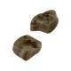 Acrylic Slider Irregular Bead ~19x28mm/16mm Ø3.8mm