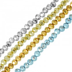 Crystal Bead Faceted 4mm Ø~0.8mm (~115-118pcs)