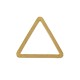 Connettore Triangolare in Ottone 12 Mm/0.8 mm