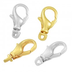 Fermoir Mousqueton en Laiton 6 x 12 mm