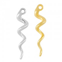 Pendentif en Laiton Coulé en Forme D'Hélice 8 x 42 mm