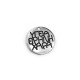 Colgante de Metal Zamak Redondo con Deseos 22mm (Ø 1,8mm)