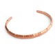 Zamak Bamboo Style Bracelet 150x6mm