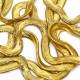 Catena Snake in Ottone 6mm