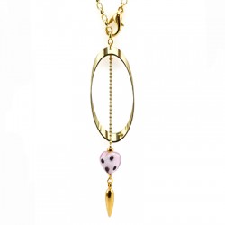 Pendentif en Laiton 26 x 50 mm