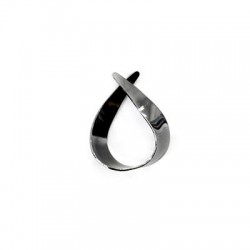 Pendiente de Metal Latón Gota 19x30mm
