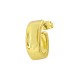 Orecchino in Metallo Ottone a Cerchio con Farfallina 11x19mm