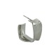 Brass Earring Square Hoop 18mm