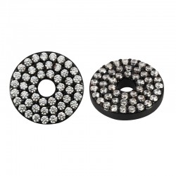 Zircon Brass Part Round Donut 11mm/2mm