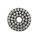 Parte Rotonda in Ottone con Zirconi 11 Mm/2 mm