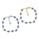 Bracciale in Acciaio Inossidabile 304 con Smalto Evil Eye 200 mm