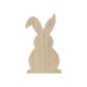 Wooden Decorative Rabbit 140x86mm