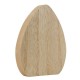 Décoration en Bois « Œuf de Pâques » avec Fleurs Vintage 200 x 120 mm