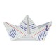 Barquito Decorativo de Madera con Deseos para Profesores 160 x 84 mm