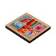 Wooden Bear Mat Summer 100x91mm