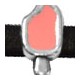 Passante in Zama Gelato Smaltato 7x13mm (Ø 5.2x2.2mm)