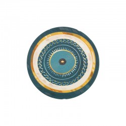 Ojo del Mal Redondo de Acrílico Plexi Verde Oscuro 70 mm