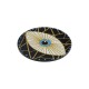 Plexi Acrylic Round Evil Eye Gold 70mm