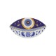 Plexi Acrylic Evil Eye Gold & Blue 80x45mm