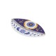 Plexi Acrylic Evil Eye Gold & Blue 80x45mm