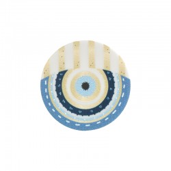Pendentif en Plexiglas Rond « Œil Maléfique » 60 mm