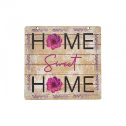 Colgante de Madera «Home Sweet Home» 115 x 110 mm