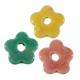 Ceramic Pendant Flower with Enamel 16mm/4mm Ø5mm