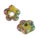 Κεραμικό Στοιχείο Λουλούδι με Σμάλτο 16mm/4mm Ø5mm