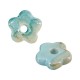 Ciondolo in Ceramica a Forma di Fiore con Smalto 16 Mm/4 mm Ø5 mm