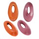 Colgante de Cerámica Esmaltada Ovalado 35x65mm