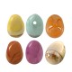 Colgante de Ceramica Esmaltado Huevo 19x26mm (Ø2.5mm)
