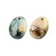 Colgante de Ceramica Esmaltado Huevo 19x26mm (Ø2.5mm)