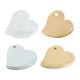 Ciondolo in Ceramica Smaltata a Forma di Cuore 47X52 mm