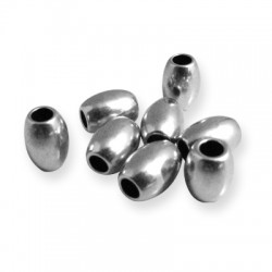 Μεταλλική Μπρούτζινη Χάντρα Οβάλ 6x8mm Ø2.8mm