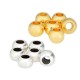 Perle Ronde en Laiton 6 mm Ø 2.5 mm