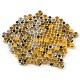 Brass Bead Square 4mm Ø2.5mm