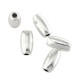 Perlina in Metallo Ottone Ovale 4x7.5mm (Ø1.6mm)