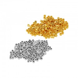 Brass Bead Tube 1.2x1.8mm Ø0.8mm