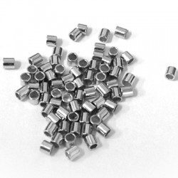 Tubes à écraser en Métal/Laiton 2x2mm (Ø 1.4mm)