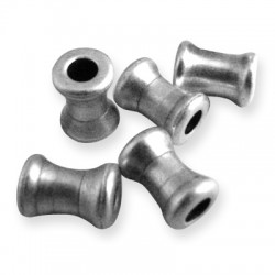 Μεταλλική Μπρούτζινη Χάντρα Κλεψύδρα 6x8.2mm Ø2.8mm