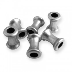 Μεταλλική Μπρούτζινη Χάντρα Κλεψύδρα 7x10mm Ø2.8mm