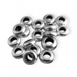 Μεταλλική Μπρούτζινη Χάντρα Ροδέλα 5x2mm Ø2.6mm